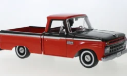 Ford F-100 Custom Cab Pickup, rot/schwarz, 1965, 1:18, Sun Star