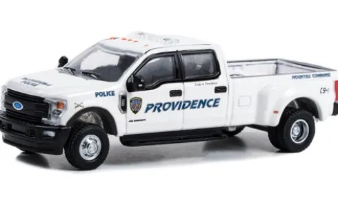 Ford F-350 Dually, 2018, Providence Police Department Mounted Unit, 1:64, Greenlight