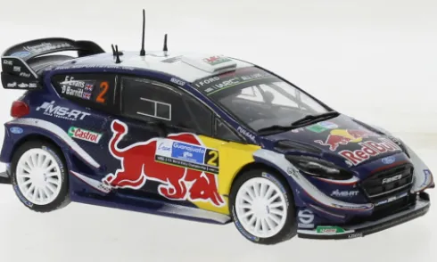 Ford Fiesta WRC, Rallye WM, Rallye Mexico, 2018, M-Sport Ford World Rally Team, Red Bull, #2, E.Evans/S.Martin, 1:43, SpecialC.-127