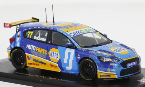 Ford Focus, BTCC, 2025, #77, S.Osborne, 1:43, Spark