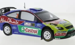 Ford Focus RS WRC, Rallye WM, Rallye Sardinien, 2009, #3, M.Hirvonen/J.Lehtinen, 1:24, IXO