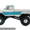 Ford F-250, silber/türkis, 1976, 1:43, Greenlight