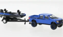 Ford F-150 SVT Raptor, blau/schwarz, 2021, 1:64, Maisto