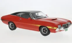 Ford Gran Torino Sport, rot/schwarz, 1972, 1:18, IXO