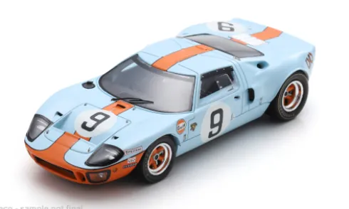 Ford GT40 Mk I, 24h Le Mans, 1968, John Wyer Automotive Engineering, #9, P.Rodriguez/L.Bianchi, 1:43, Spark
