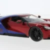 Ford GT, rot/blau, 2017, Marvel Avengers - Spider Man, 1:24, Jada
