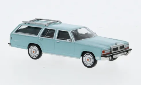 Ford LTD Station Wagon, hellblau, 1979, 1:87, Brekina