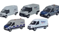 Ford + Mercedes 5er-Set: Stobart Group, 1:76, Oxford