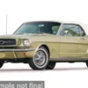 Ford Mustang Convertible, gold/beige, 1965, 1:43, IXO America