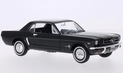 Ford Mustang Coupe, schwarz, 1964, 1:24, Welly
