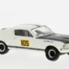 Ford Mustang Fastback, 1968, Ecurie Ford France, #105, 1:87, Brekina