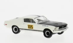 Ford Mustang Fastback, 1968, Ecurie Ford France, #105, 1:87, Brekina