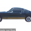 Ford Mustang Fastback, schwarz, 1966, 1:64, Maisto