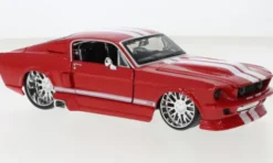 Ford Mustang GT, rot/weiss, 1967, 1:24, Maisto