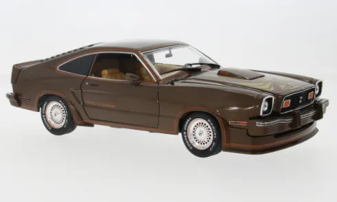 Ford Mustang II King Cobra, braun/orange, 1978, 1:18, Greenlight