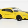 Ford Mustang LB Works, gelb/schwarz, 2015, 1:64, Mini GT