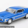 Ford Mustang Mach 1, blau, 1971, 1:64, Mini GT