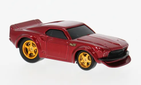 Ford Mustang, rot, 1969, 1:64, Maisto