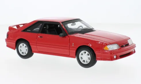 Ford Mustang SVT Cobra, rot, 1993, 1:24, Maisto