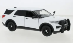 Ford Police Interceptor Utility, weiss, 2022, 1:24, Motormax