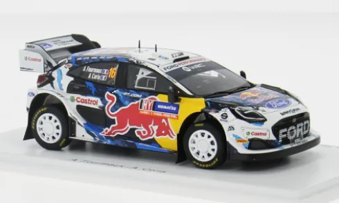Ford Puma Rally1, Rallye WM, Rallye Schweden, 2024, M-Sport Ford World Rally Team, Red Bull, #16, A.Fourmaux/A.Coria, 1:43, Spark