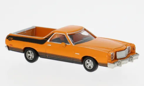 Ford Ranchero GT, orange, 1977, 1:87, Brekina