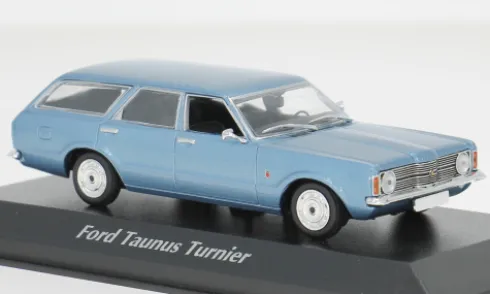 Ford Taunus (TC I) Turnier, hellblau, 1970, 1:43, Maxichamps