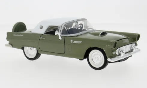 Ford Thunderbird, grün, 1956, 1:24, Motormax