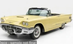 Ford Thunderbird, hellgelb, 1960, 1:18, Sun Star