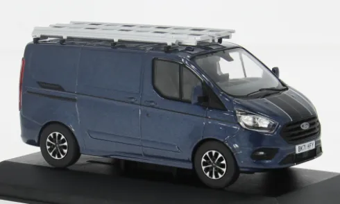 Ford Transit Custom Sport, blau/schwarz, 2024, 1:43, Corgi