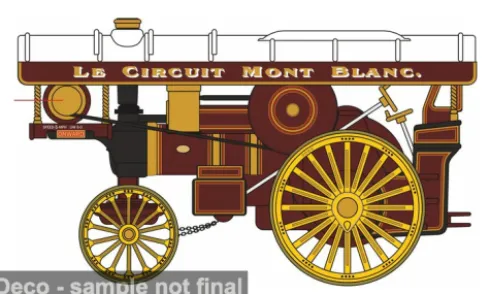 Fowler FB6 Showmans Locomotive, Onward, 1:76, Oxford