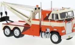 Freightliner FLA 9664, orange/beige, 1984, 1:43, Greenlight