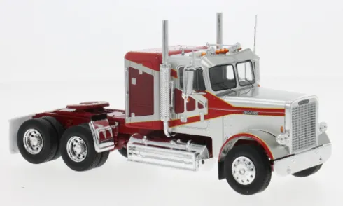 Freightliner FLC 120 64 T, silber/rot, 1977, 1:43, IXO