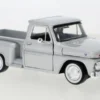 GMC C-1000 Fenderside, silber, 1966, 1:24, Motormax