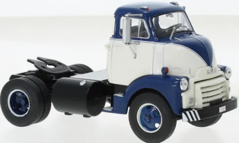 GMC 950 COE, weiss/dunkelblau, 1954, 1:43, IXO