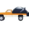 GMC Sierra Lifted, orange/beige, 1986, 1:64, Greenlight