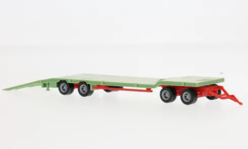 Goldhofer TU4-Anhänger, grün/rot, 1:87, Herpa