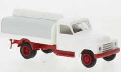 Hanomag L 28 Getränkeaufbau, weiss/rot, 1950, 1:87, Brekina