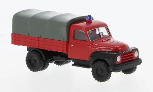 Hanomag L28 Pritsche, 1950, Feuerwehr, 1:87, Wiking