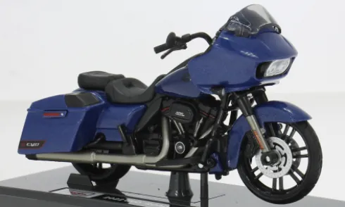 Harley Davidson CVO Road Glide, blau, 2022, 1:18, Maisto