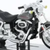 Harley Davidson FXS Low Rider, grau, 1977, 1:18, Maisto