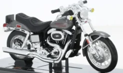 Harley Davidson FXS Low Rider, grau, 1977, 1:18, Maisto