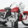 Harley Davidson K Model, rot, 1952, 1:18, Maisto