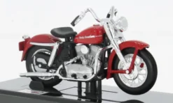 Harley Davidson K Model, rot, 1952, 1:18, Maisto