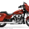 Harley Davidson Street Glide, rot, 2024, 1:18, Maisto
