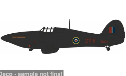 Hawker Hurricane Mk.I, Nightfighter 247 Sqn. RAF, 1:72, Oxford
