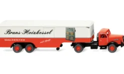 Henschel Koffersattelzug, 1955, Bruns, 1:87, Wiking