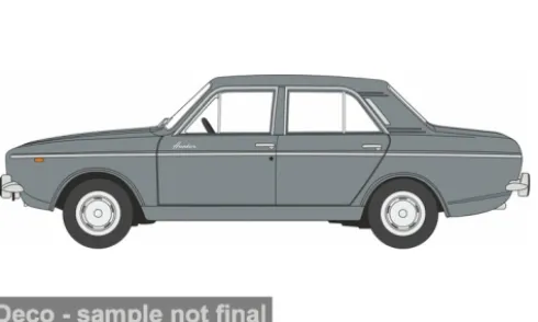 Hillman Hunter MK II, grau, 1:76, Oxford