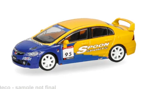 Honda Civic FD2, gelb/blau, 1:87, Micro City 87
