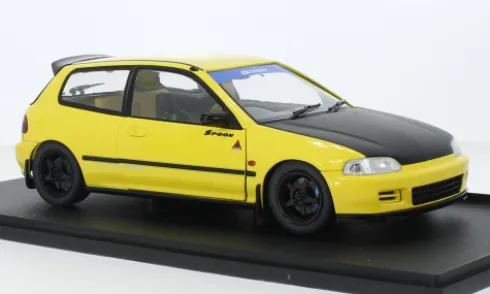 Honda Civic (EG6), gelb/schwarz, 1991, 1:18, Solido